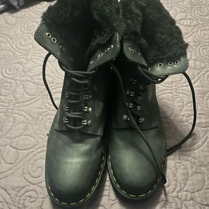 Fur lined Doc Martens Boots
